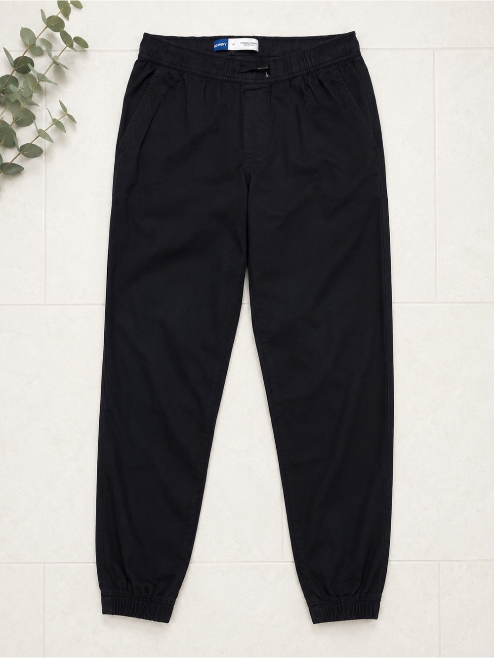 Old Navy Men’s Modern Jogger Pants Black Size Medium Built-In Flex